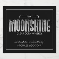 Moonshine Food and Beverage Label Set