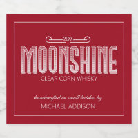 Moonshine Food and Beverage Label Set