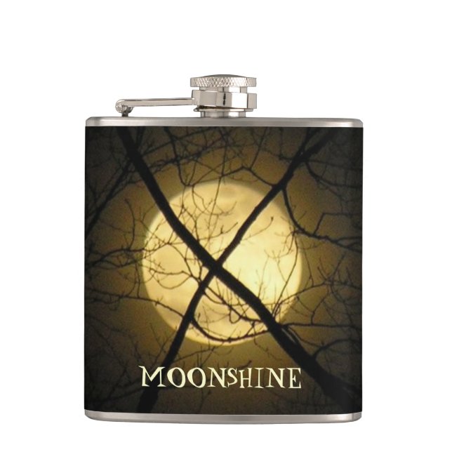 MOONSHINE HIP FLASK (Front)