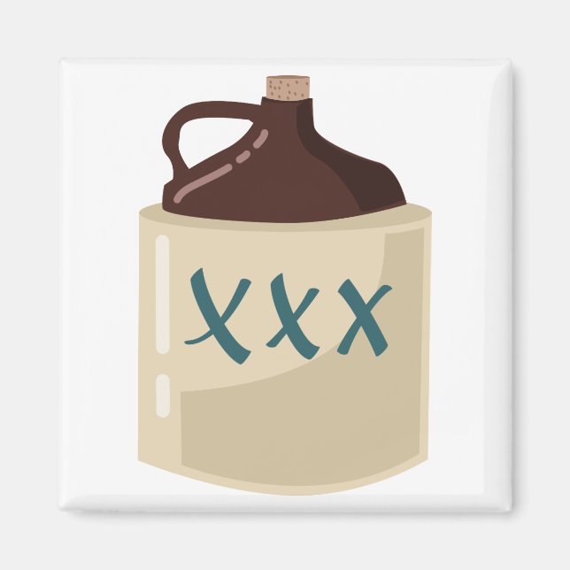 Moonshine Jug Magnet (Front)