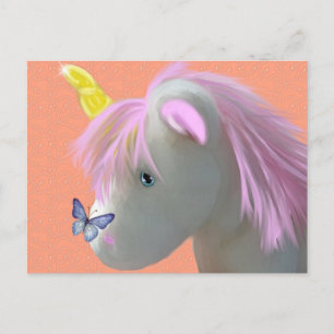 Moonstone the unicorn postcard
