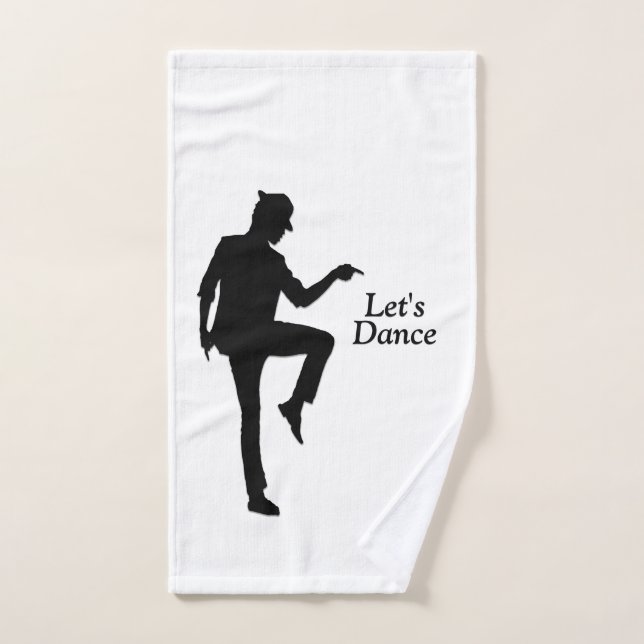 Moonwalk Dancer Hand Towel (Hand Towel)