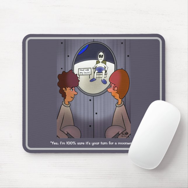Moonwalk Mousepad (With Mouse)