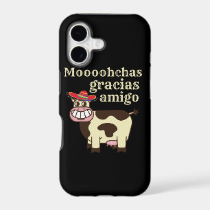 MOOOHCHAS GRACIAS AMIGO funny cinco de mayo cow