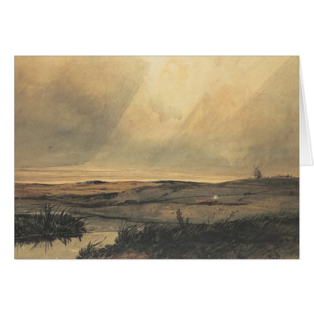 Moor with windmill (Front Horizontal)