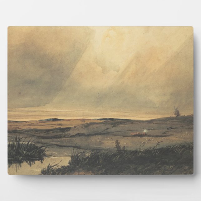 Moor with windmill plaque (Front)