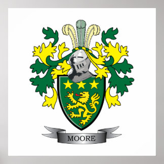 Moore Coat of Arms Poster