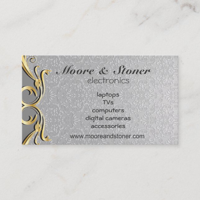 Moore & Stoner electronics Business Cards (Front)