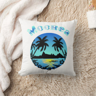 MOOREA (Blue) Cushion