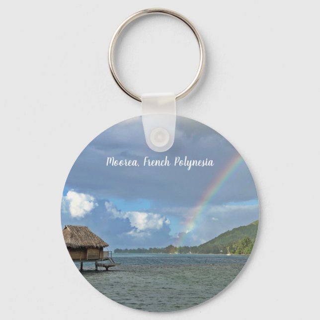 Moorea, French Polynesia Key Ring (Front)