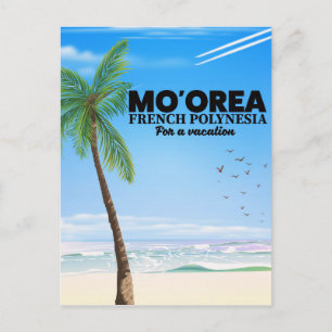 Mo'orea French Polynesia Postcard
