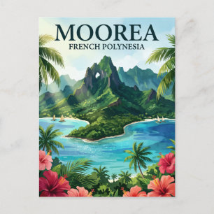 Moorea French Polynesia Postcard