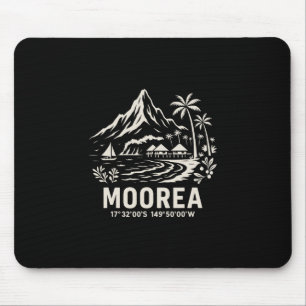 Moorea Island French Polynesia Beach Vacation  Mouse Pad