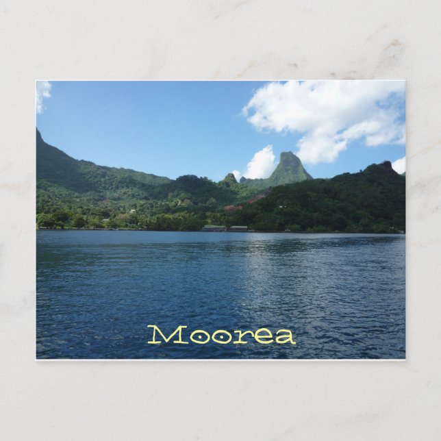 Moorea Island, French Polynesia. Postcard (Front)