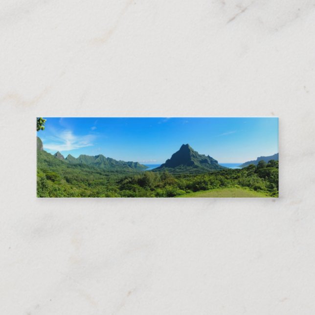 Moorea panorama business card (Front)