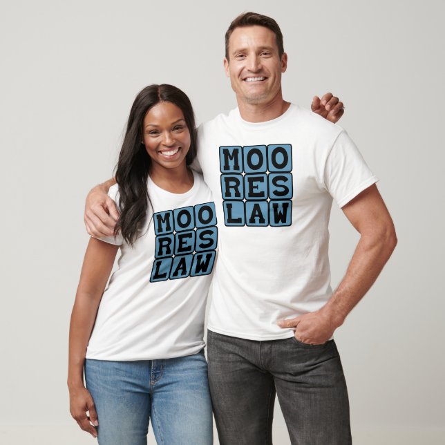 Moore's Law, Evolution of Technology T-Shirt (Unisex)
