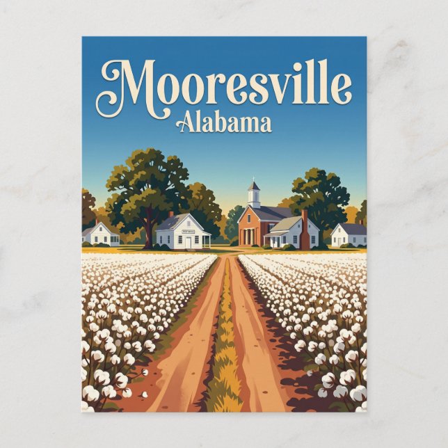 Mooresville USA Postcard (Front)