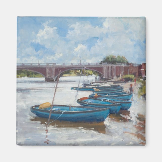 Moorings at Hampton Court 2011 Magnet (Front)