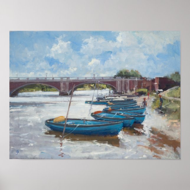 Moorings at Hampton Court 2011 Poster (Front)