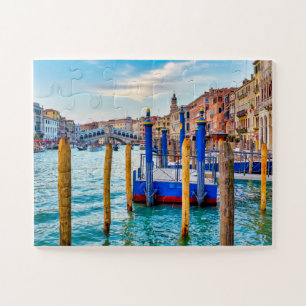 Moorings in Canal Grande Jigsaw Puzzle