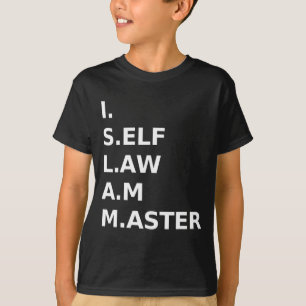 Moorish American I Self Law Am Master T-Shirt