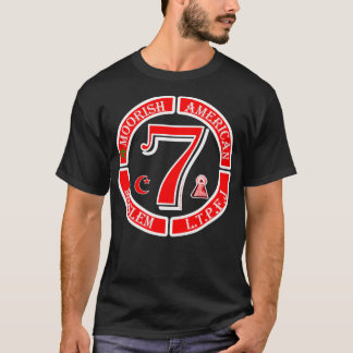 Moorish American Moslem Moor Circle 7  T-Shirt
