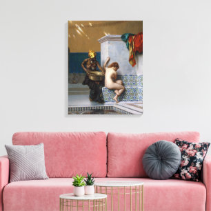 Moorish Bath   Jean-Léon Gérôme   Canvas Print