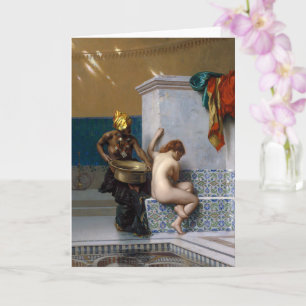 Moorish Bath   Jean-Léon Gérôme   Card