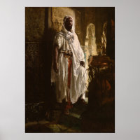 Moorish Chief African Art Painting Portrait