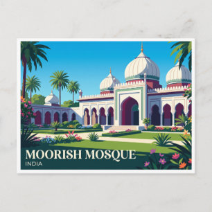 Moorish Mosque Kapurthala India Postcard