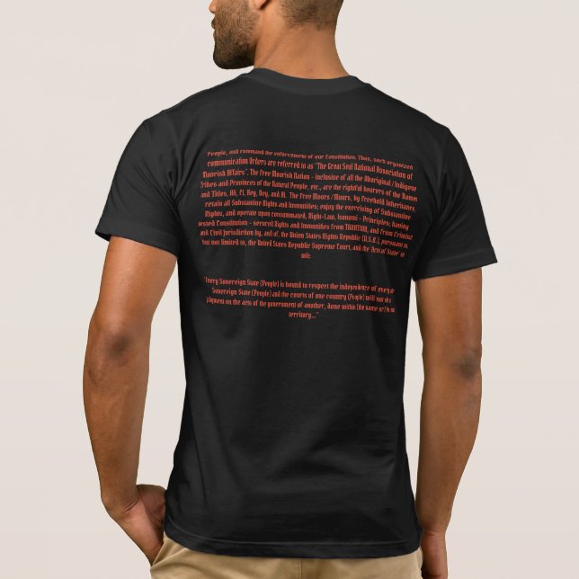 moorish t-shirt to wit (Back)