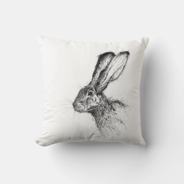 Moorlands Edge Hare Cushion (Front)