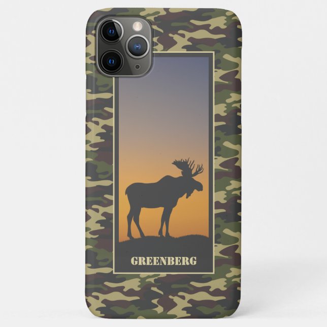 Moose and Camo Case-Mate iPhone Case (Back)