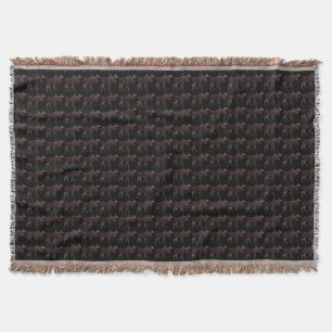 Moose Art Blanket Holiday Moose Throw Blankets