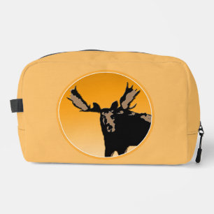 Moose at Sunset - Original Wildlife Art Dopp Kit