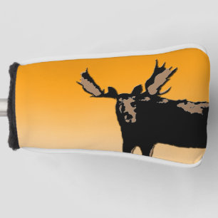 Moose at Sunset - Original Wildlife Art Golf Head Cover