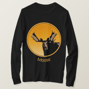 Moose at Sunset  - Original Wildlife Art T-Shirt