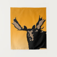 Moose at Sunset - Original Wildlife Art