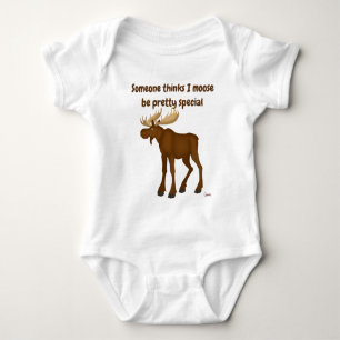Moose - baby bodysuit