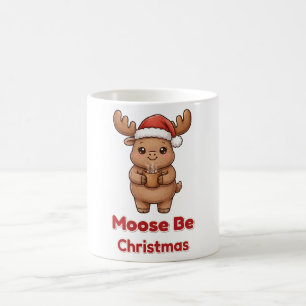 Moose Be Christmas Moose Cocoa Mug