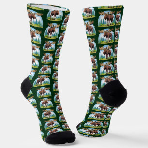 Moose buck socks