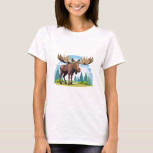 Moose buck T-Shirt