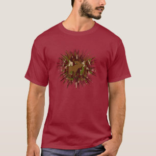 Moose Camouflage Gifts and Invitations T-Shirt
