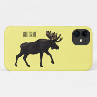 Moose cartoon illustration