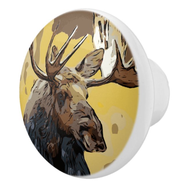 MOOSE CERAMIC KNOB (Right)