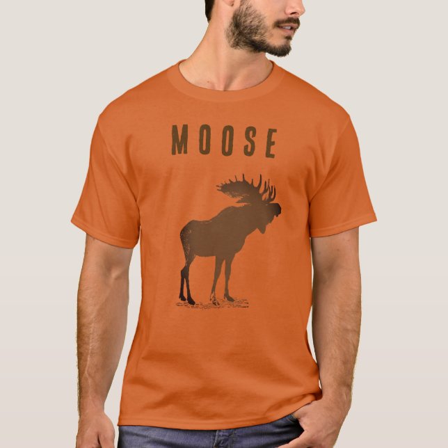 Moose Christmas T-Shirt (Front)