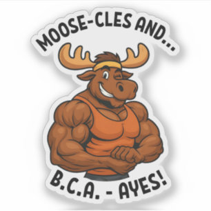 Moose-cles and BCAAs – Funny Gym Moose Workout