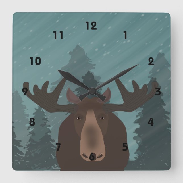 Moose Clock (Front)