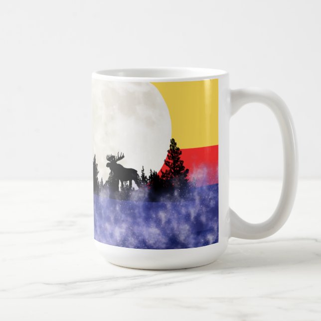 Moose Coffee Mug (Right)