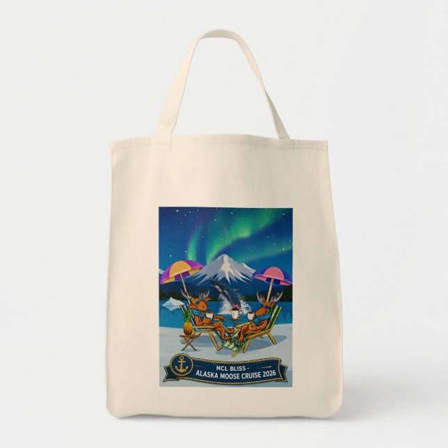 Moose Cruise Tote Bag (Front)